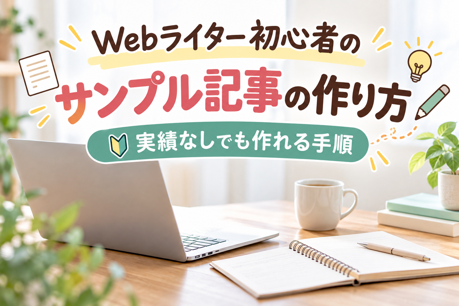Webライター初心者のサンプル記事の作り方