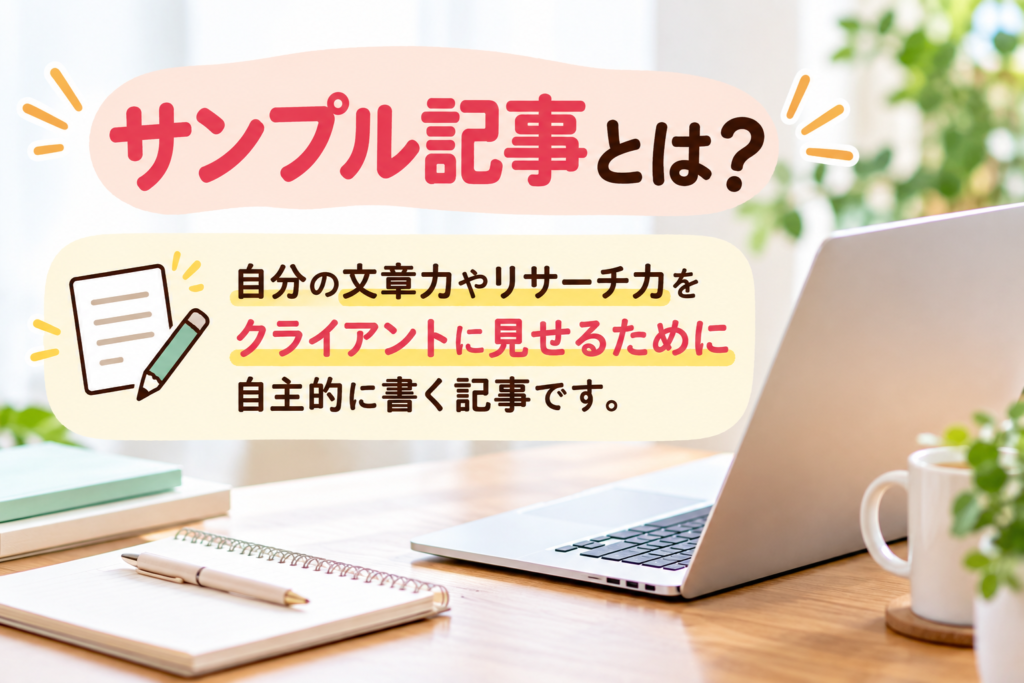 Webライターのサンプル記事について